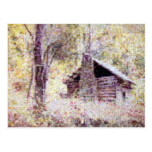 Old Log Cabin Postcard