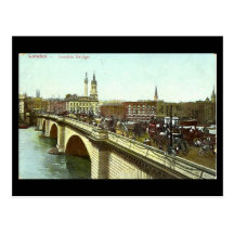 Old London Postcard - London Bridge