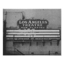 Old Los Angeles Theatre Sign