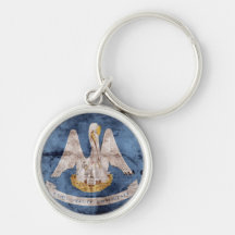 Old Louisianan Flag; Key Chain