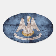 Old Louisianan Flag; Sticker