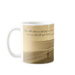 old man on beach mug