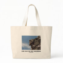 Old Man On The Mountain (Optical Illusion) Bag