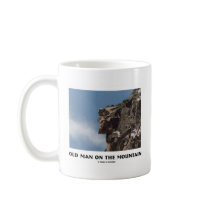 Old Man On The Mountain (Optical Illusion) Mugs