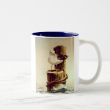 OLD MAN SEAGULL by SHARON SHARPE Mugs