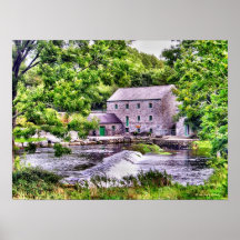 Old Mill Stream Print
