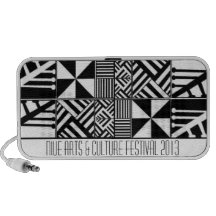 Old Niue Hiapo; Design Inspired made New Mp3 Speakers