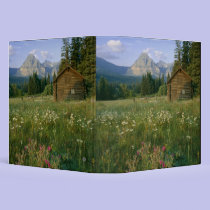 Old Park Service cabin in the Cut Bank Valley binders