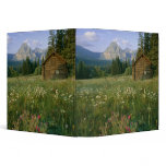 Old Park Service cabin in the Cut Bank Valley Vinyl Binder