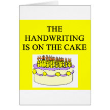 old person birthday greeting card