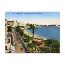 Old Postcard - Cannes, La Croisette