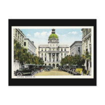 Old Postcard, City Hall, Savannah, Georgia