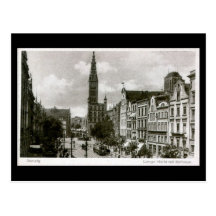 Old Postcard, Gdansk/Danzig - Lange Markt