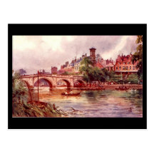 Old Postcard - Richmond Bridge