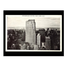 Old Postcard, Rockefeller Centre, New York City