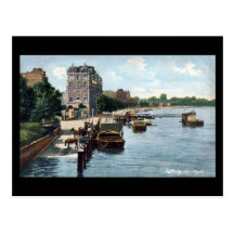 Old Postcard - The Wharf, Putney, London