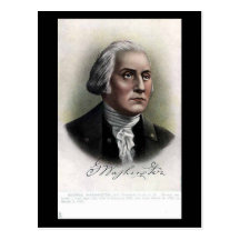 Old Postcard - US President George Washington