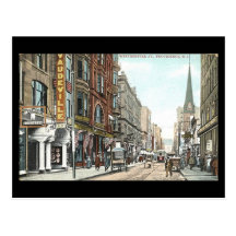 Old Postcard - Westminster St, Providence RI