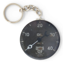 Old pressure gauge / old instrument / dial metre key chain