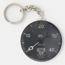 Old pressure gauge / old instrument / dial metre key chain