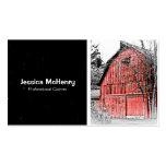 Old Red Barn Business Card Template