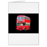Old red London bus from around 1950 Greeting Cards