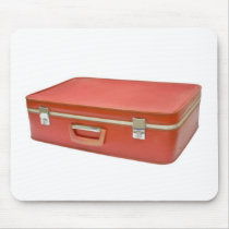 Old red suitcase mousepad