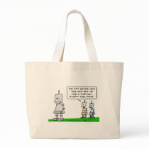 old robot floppy disc drive tote bag