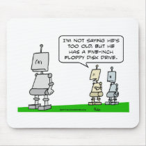 old robot floppy disc drive