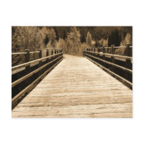 Old Rustic Wooden Bridge