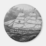 Old Sailing Ship Fridge Magnet