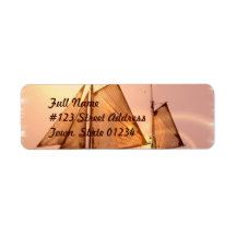 Old Sailing Ships Mailing Label