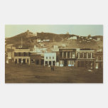 Old San Francisco Photo Gold Rush Rectangle Stickers