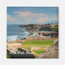 Old San Juan Square Magnet