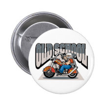 Old School Biker Buttons