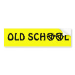 Old School Bumper Sticker bumper stickers