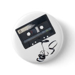 Old School Cassette Tape button