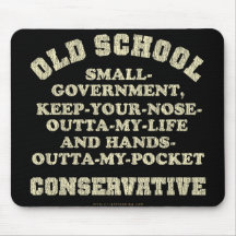 Old School Conservative Mouse Mat