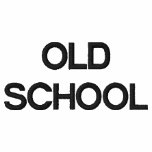 OLD SCHOOL embroidered t-shirt embroidered shirts