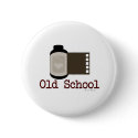 Old School Film Fan buttons