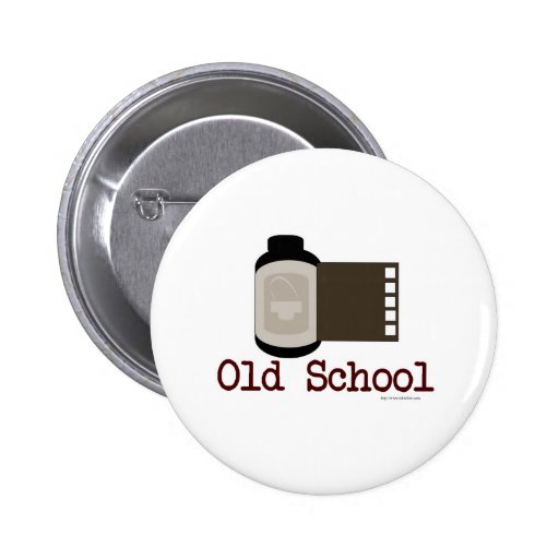 Old School Film Fan Pinback Buttons