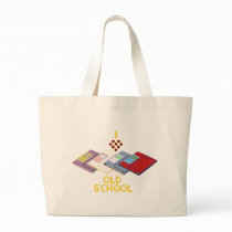 old school floppy canvas bags