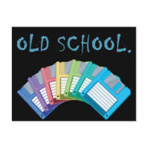 old school floppy discs post cards