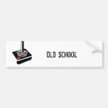 Old School Gamer Bumper Sticker