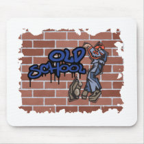 old school graffiti  design mouse pads