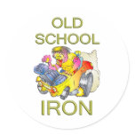 Old School Iron Stickers