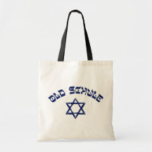 Old School Judaism Jewish Star Tote Bag