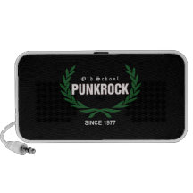 Old School Punkrock (green laurel wreath) iPhone Lautsprecher