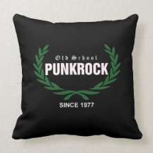 Old School Punkrock Since 1977 Pillow Zierkissen