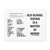 Old-School Texting Is A Matter Of Morse
